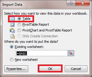Import Data Image